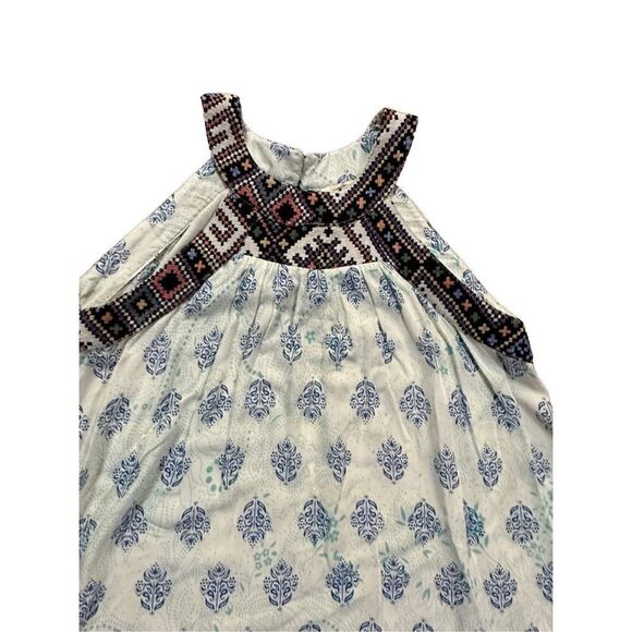 Umgee USA Swing Tank Tunic Brocade Neck And Straps Women's small - Picture 8 of 10